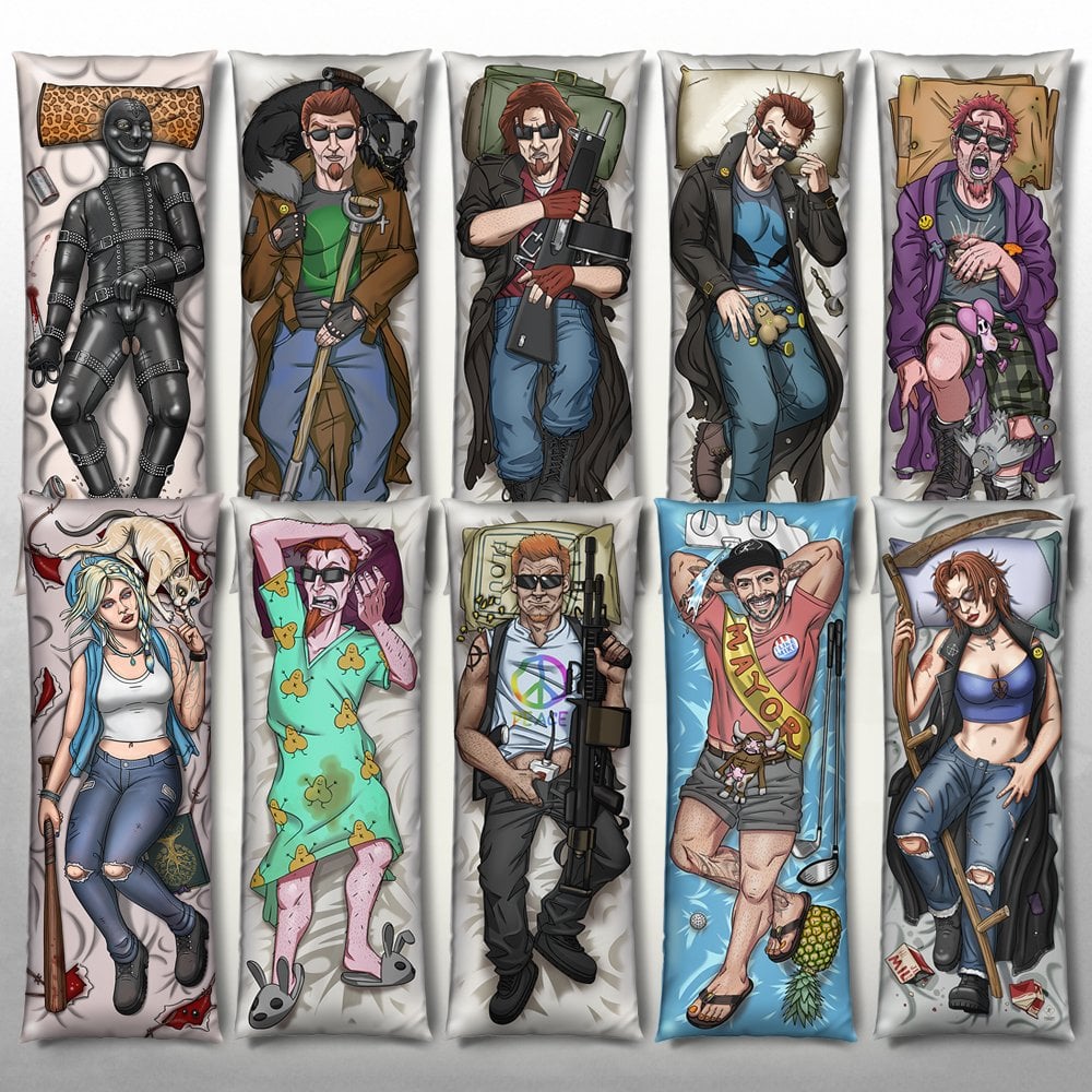 Running With Scissors Body Pillow Cases - Running With Scissors