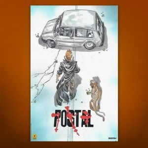 POSTAL Comic Art Print Akira Homage