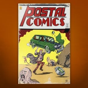 POSTAL Comic Art Print Action Comic #1 Homage